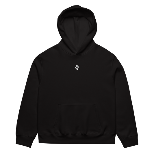 Oversized Signature Hoodie Black